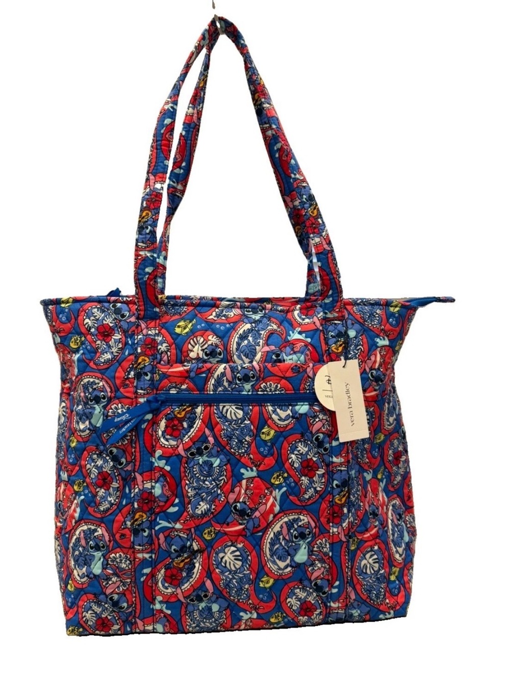 Vera Bradley Disney Stitch Monstera Paisley Large Tote AUTHENTIC NWT